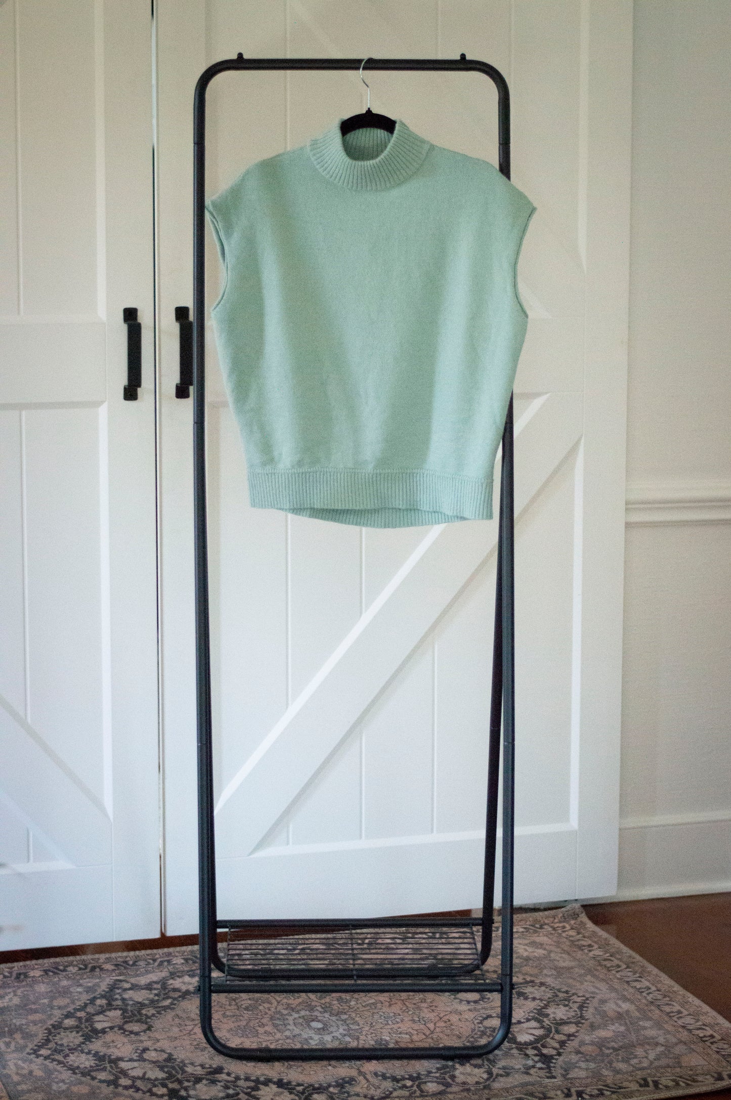 Mint Mock-neck Sweater