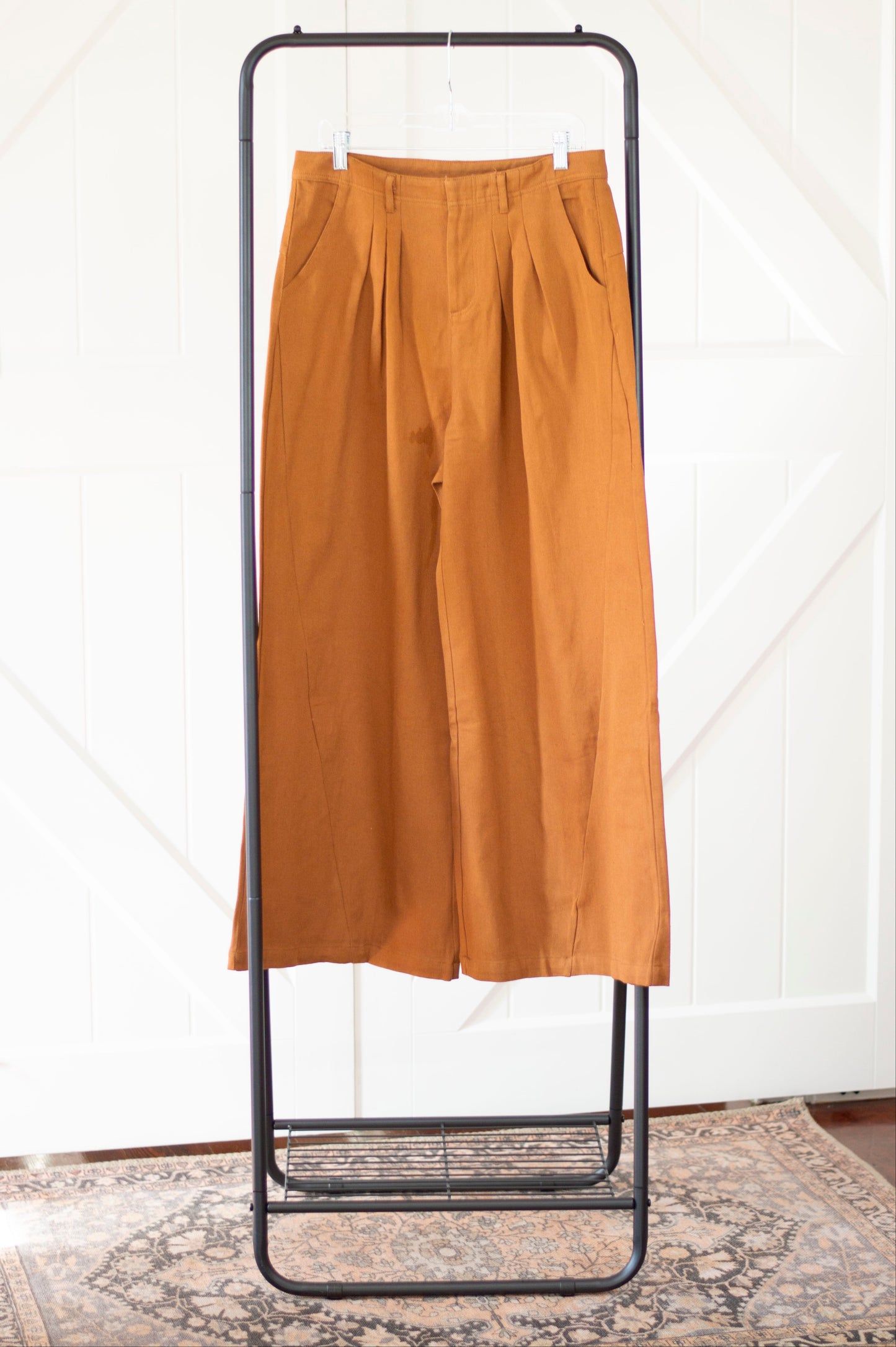 Ultra-Wide Pleated Slacks