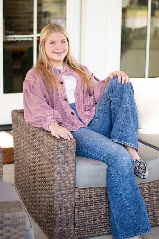 Sweet Mauve Shacket