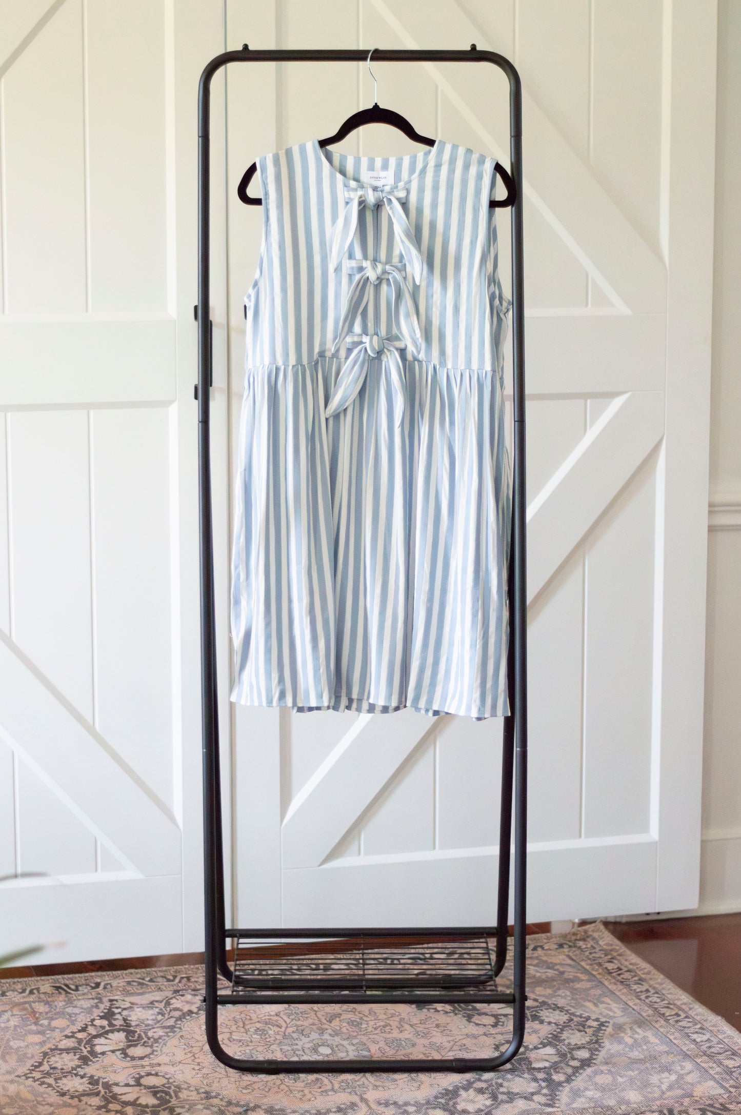 Sweet Stripes bow-front dress