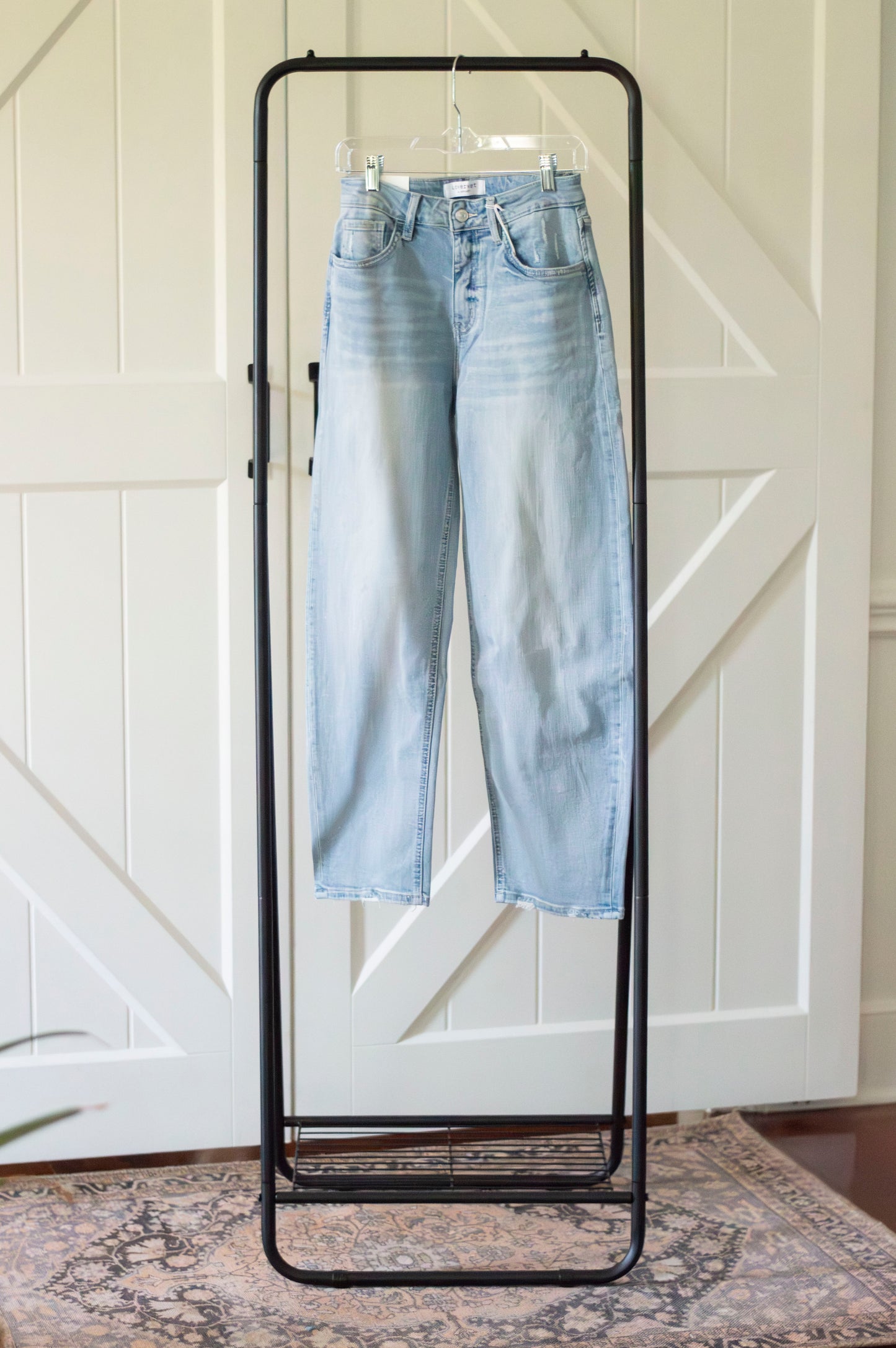 High Rise Barrel Jeans by Lovervet