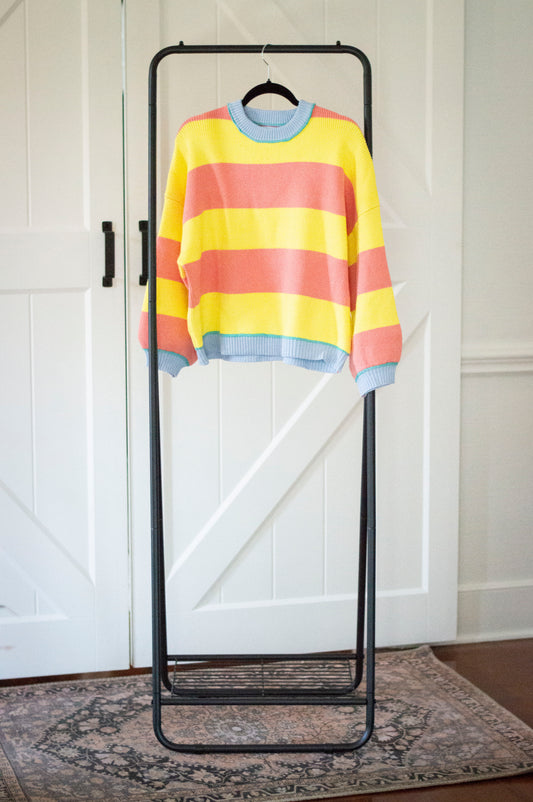 Bright Stripe Sweater