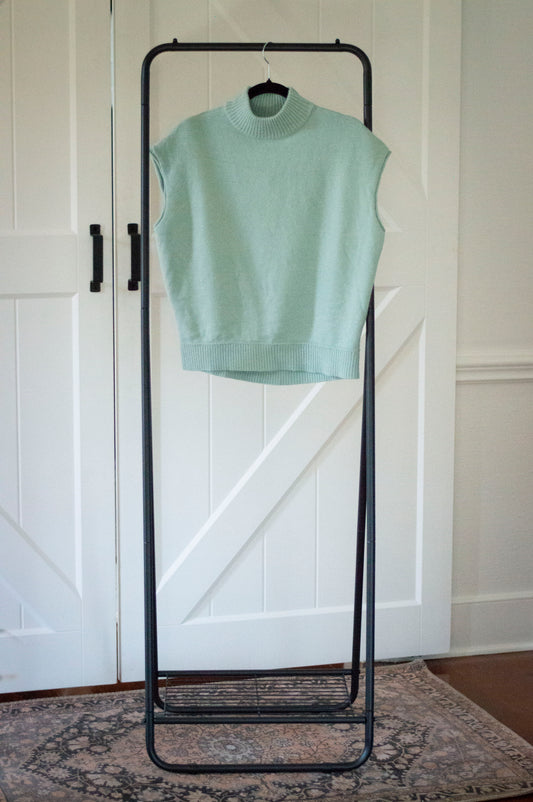Mint Mock-neck Sweater
