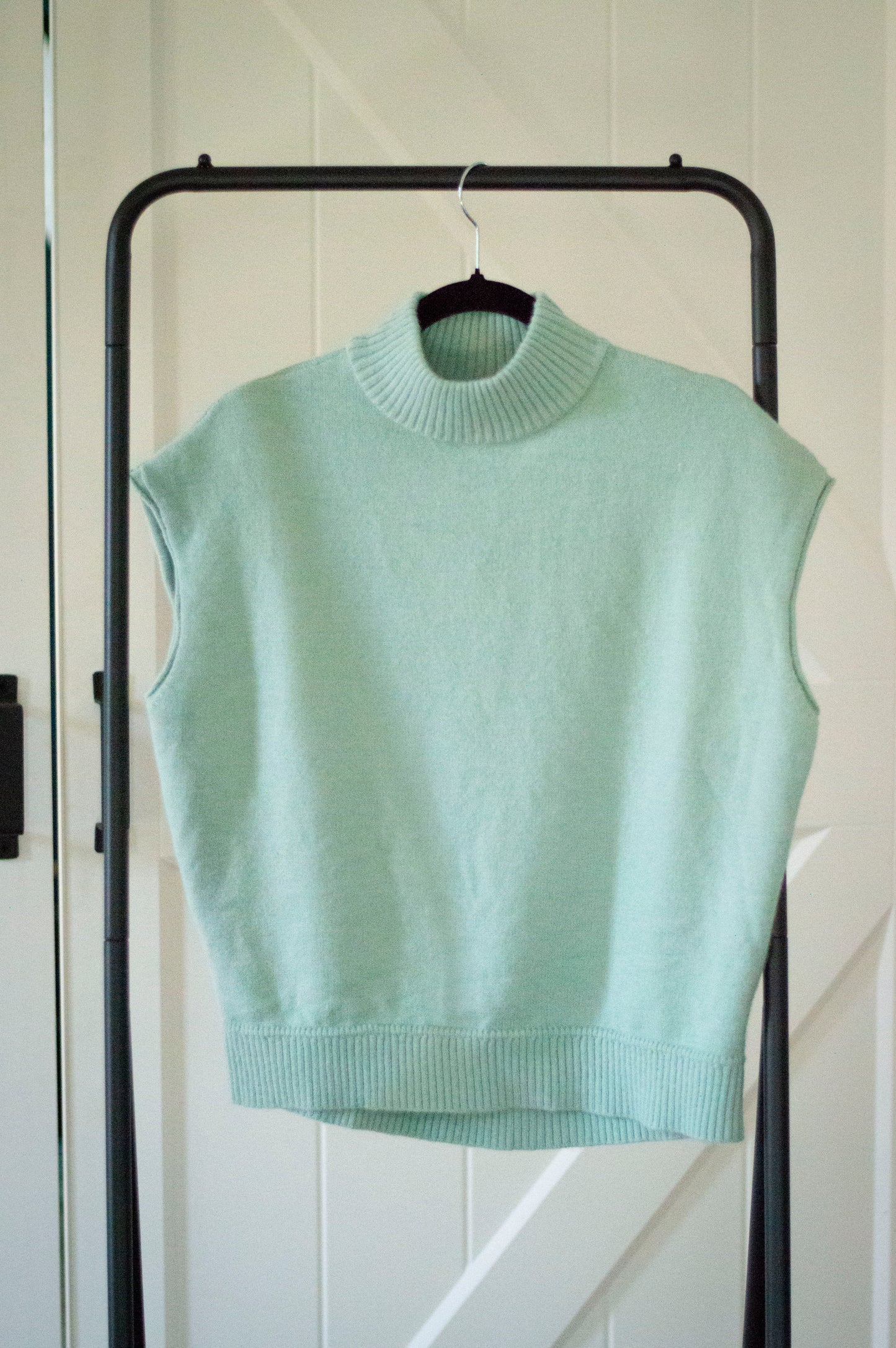 Mint Mock-neck Sweater