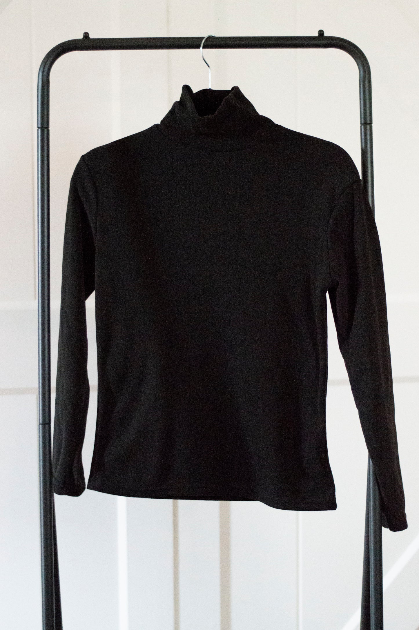 Basic in Black Turtleneck